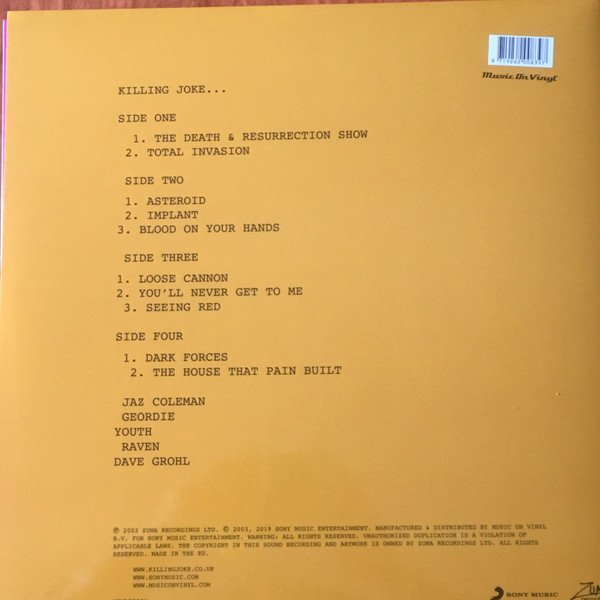 Killing Joke - Killing Joke | Music On Vinyl (MOVLP2301) - 3