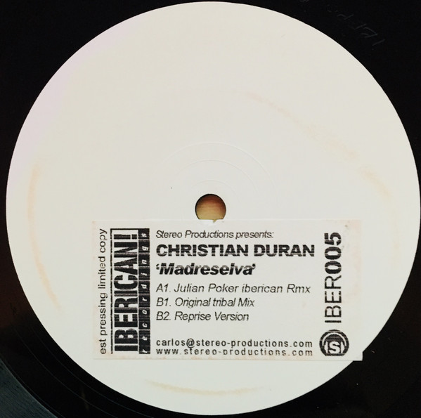 Christian Duran - Madreselva | Iberican! Recordings (IBER005) - main Christian Duran - Madreselva | Iberican! Recordings (IBER005) - main