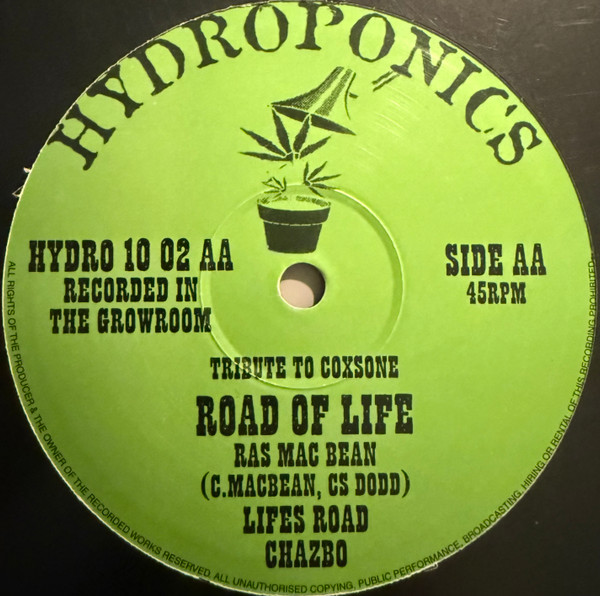 Kenny Knots / Ras Mac Bean - Time A Get Red / Road Of Life | Hydroponics (HYDRO1002) - 2 Kenny Knots / Ras Mac Bean - Time A Get Red / Road Of Life | Hydroponics (HYDRO1002) - 2