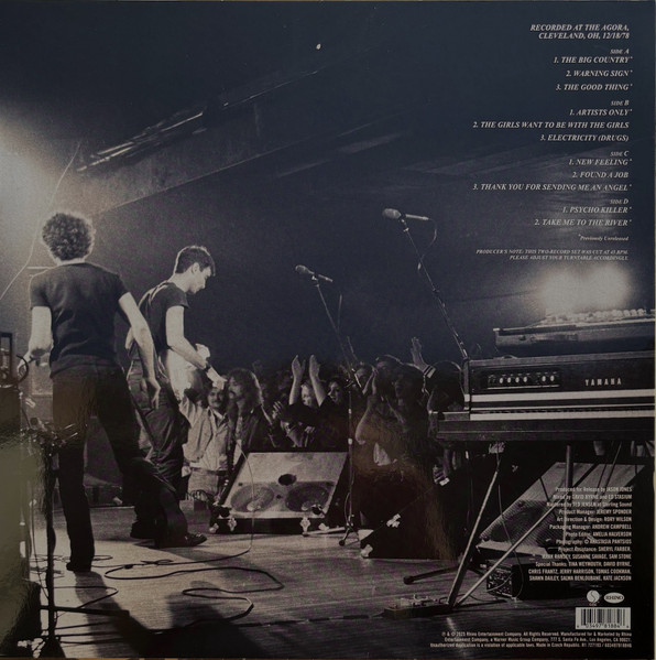 Talking Heads - Live On Tour '78 | Rhino Records (R1 727193) - 2