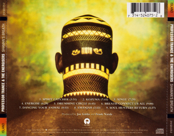 Professor Trance & The Energisers - Shaman's Breath | Island Records (314-524 075-2) - 2 Professor Trance & The Energisers - Shaman's Breath | Island Records (314-524 075-2) - 2