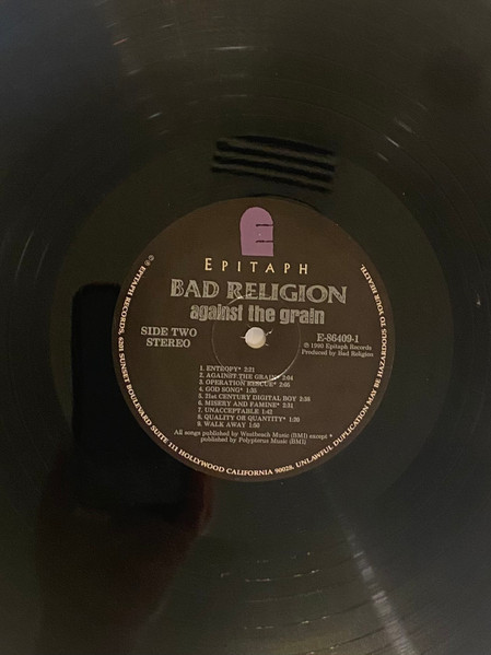 Bad Religion - Against The Grain | Epitaph (E-86409-1) - 4 Bad Religion - Against The Grain | Epitaph (E-86409-1) - 4