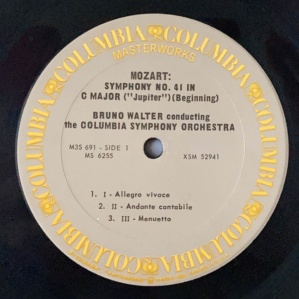 Wolfgang Amadeus Mozart – Bruno Walter , Columbia Symphony Orchestra - The Last Six Symphonies | Columbia Masterworks (M3S 691) - 2 Wolfgang Amadeus Mozart – Bruno Walter , Columbia Symphony Orchestra - The Last Six Symphonies | Columbia Masterworks (M3S 691) - 2