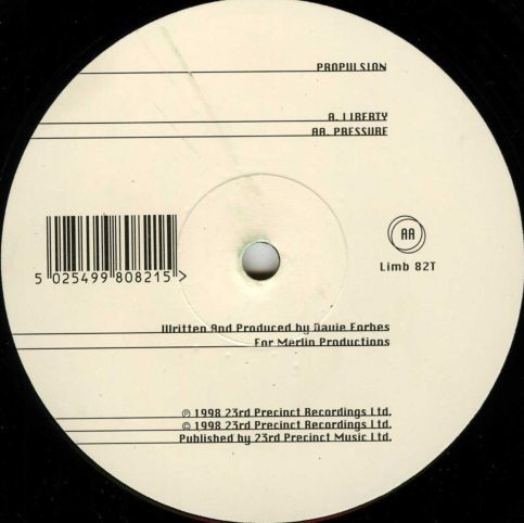 Propulsion - Liberty / Pressure | Limbo Records (Limb 82T) - 2 Propulsion - Liberty / Pressure | Limbo Records (Limb 82T) - 2