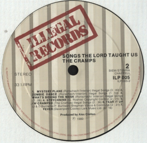 The Cramps - Songs The Lord Taught Us | Illegal Records (ILP 005) - 3 The Cramps - Songs The Lord Taught Us | Illegal Records (ILP 005) - 3