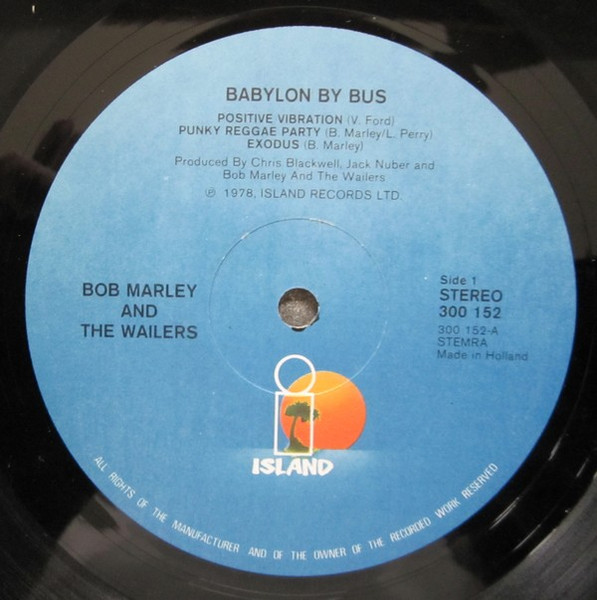 Bob Marley & The Wailers - Babylon By Bus | Island Records (300 152) - 4