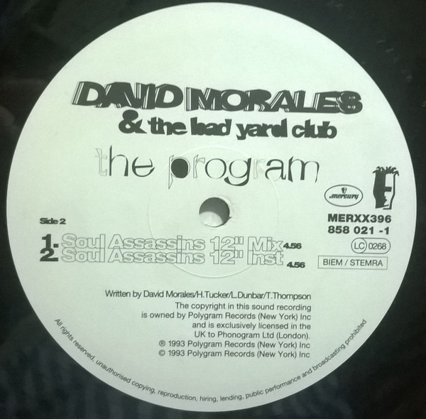 David Morales & The Bad Yard Club - The Program | Mercury (MERXX396) - 2