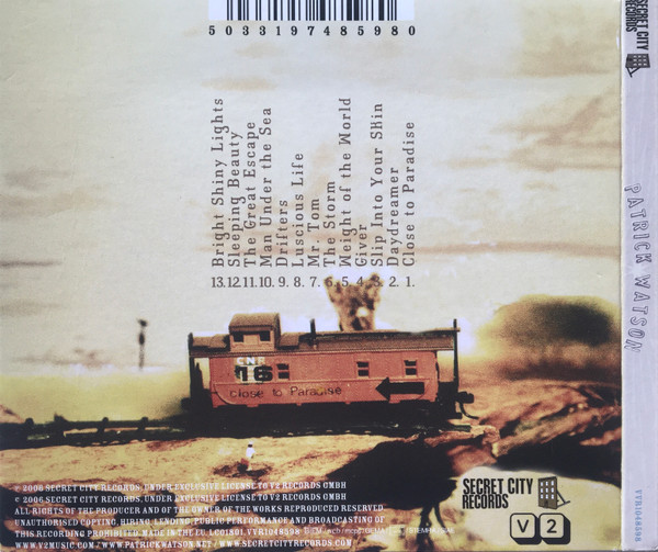 Patrick Watson - Close To Paradise | V2 (VVR1048598) - 2