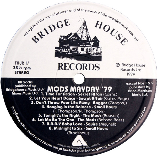 Various - Mods Mayday '79 | Bridge House Records (FOUR 1) - 3 Various - Mods Mayday '79 | Bridge House Records (FOUR 1) - 3