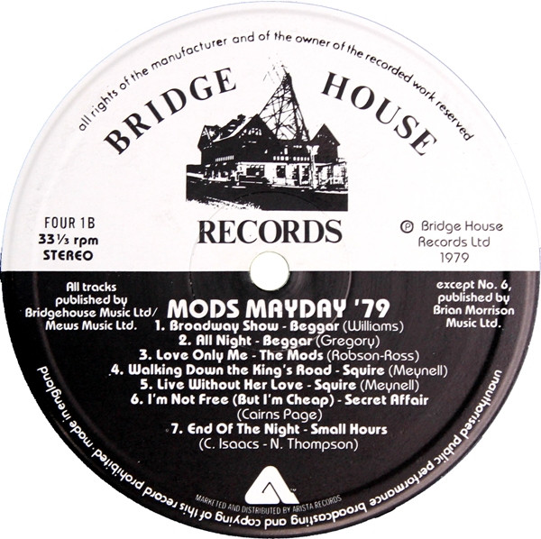 Various - Mods Mayday '79 | Bridge House Records (FOUR 1) - 4 Various - Mods Mayday '79 | Bridge House Records (FOUR 1) - 4