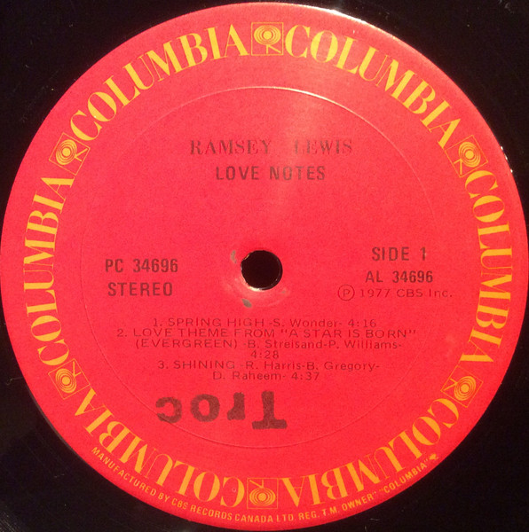 Ramsey Lewis - Love Notes [Vinyl] | Columbia (PC 34696) - 4
