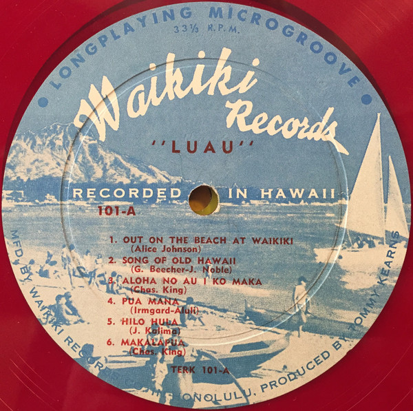 Various - Luau | Waikiki Records (LP-101) - 3