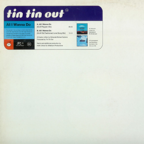 Tin Tin Out - All I Wanna Do | VC Recordings (VCRT15) - main
