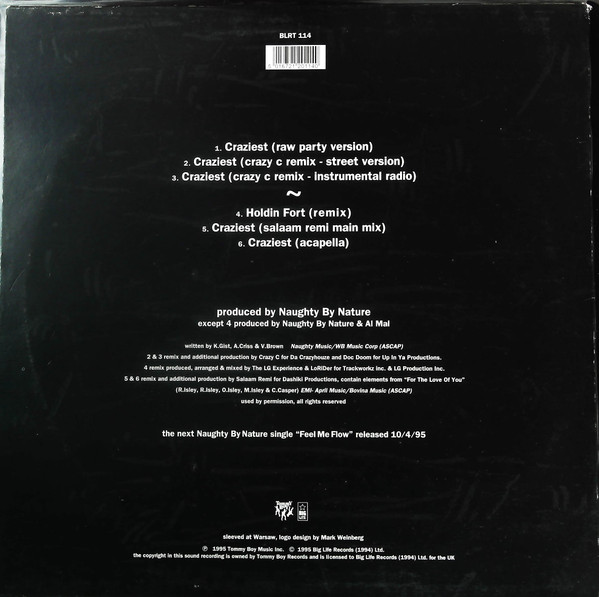 Naughty By Nature - Craziest | Big Life (BLRT 114) - 2
