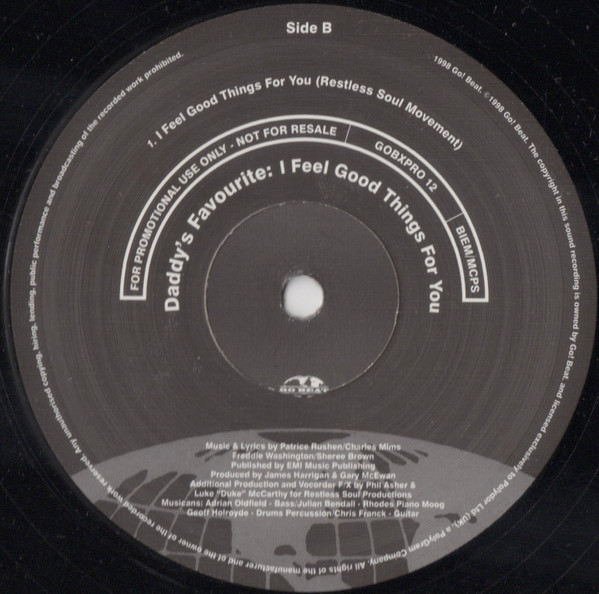 Daddy's Favourite - I Feel Good Things For You | Go! Beat (GOBXPRO 12) - 2 Daddy's Favourite - I Feel Good Things For You | Go! Beat (GOBXPRO 12) - 2