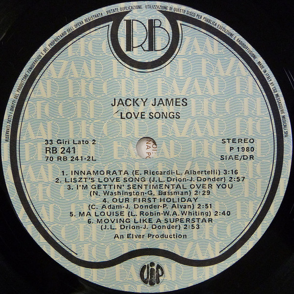 Jacky James - Love Songs | Record Bazaar (RB 241) - 4 Jacky James - Love Songs | Record Bazaar (RB 241) - 4