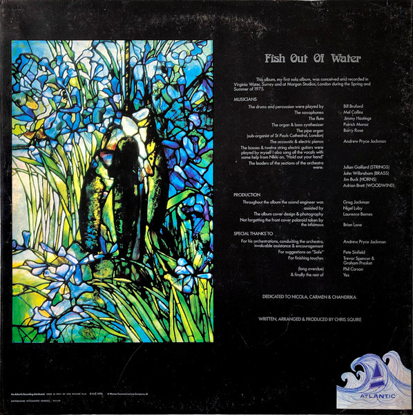 Chris Squire - Fish Out Of Water | Atlantic (W50203) - 4 Chris Squire - Fish Out Of Water | Atlantic (W50203) - 4