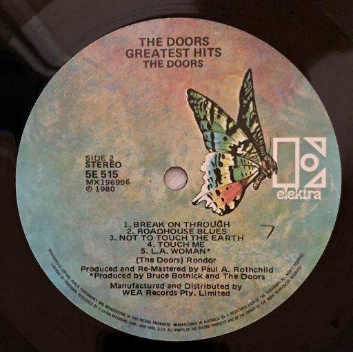 The Doors - Greatest Hits | Elektra (5E 515) - 4