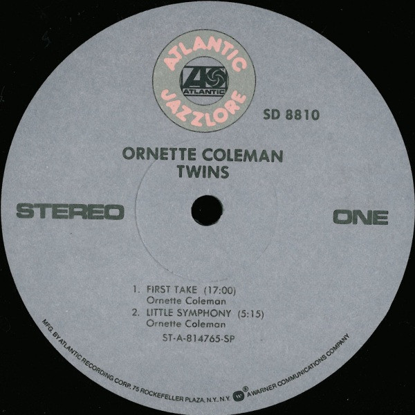 Ornette Coleman - Twins | Atlantic (SD 8810) - 3