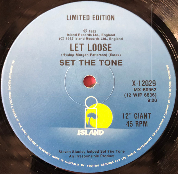 Set The Tone - Dance Sucker | Island Records (X-12029) - 4