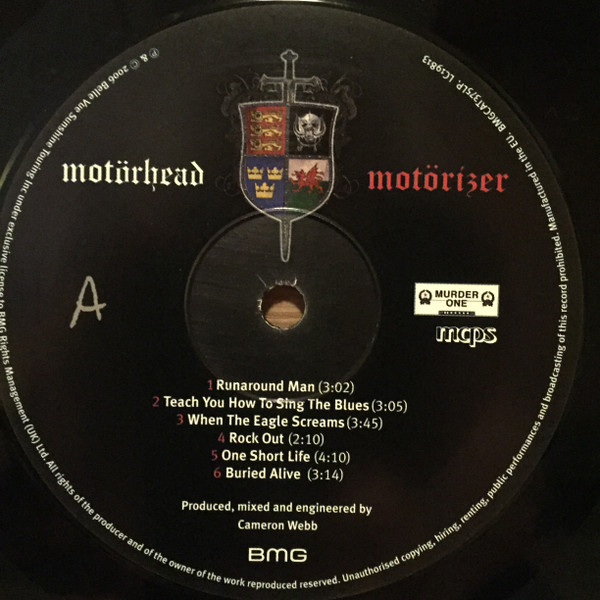 Motörhead - Motörizer [Vinyl] | Murder One (BMGCAT375LP) - 4