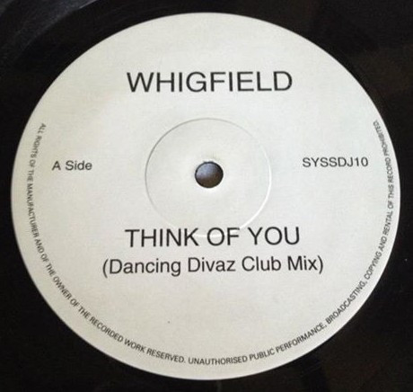 Whigfield - Think Of You (Dancing Divaz Club Mix) | Systematic (SYSSDJ 10) - main