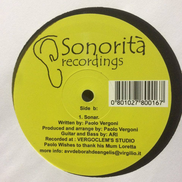 Vergoclem Band / Studio Uno Band - Sights & Sounds Of Rome EP | Sonorita Recordings (SN001) - 2 Vergoclem Band / Studio Uno Band - Sights & Sounds Of Rome EP | Sonorita Recordings (SN001) - 2