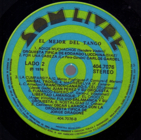 Various - El Mejor Del Tango | Som Livre (404.7076) - 4 Various - El Mejor Del Tango | Som Livre (404.7076) - 4