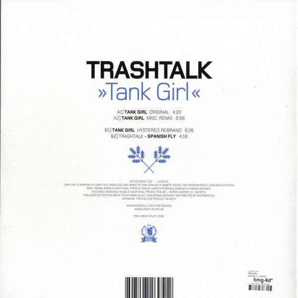 Trashtalk - Tank Girl | Craft Music (CRAFT 015) - 2 Trashtalk - Tank Girl | Craft Music (CRAFT 015) - 2