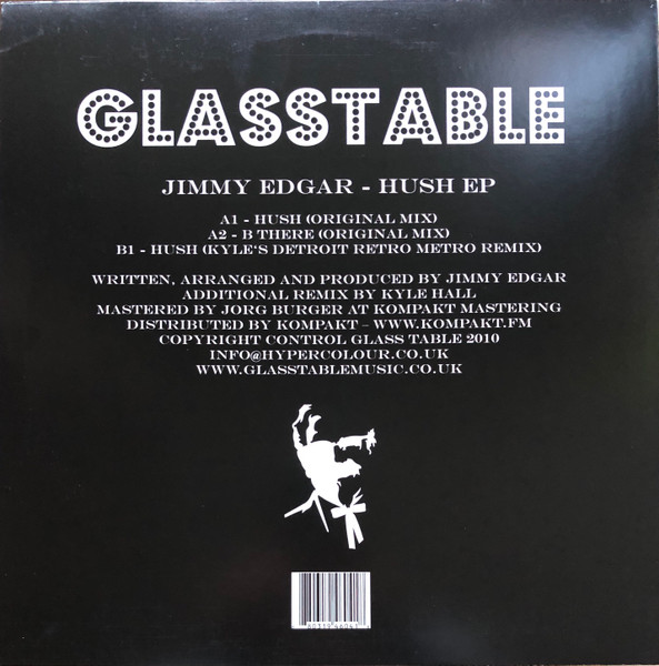 Jimmy Edgar - Hush EP | Glass Table (GT 01) - 2