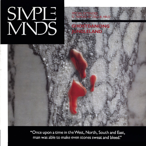 Simple Minds - Ghostdancing / Jungleland | Virgin (VINX 160)
