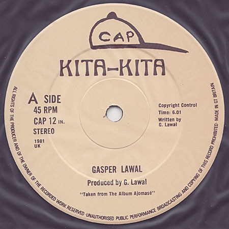 Gaspar Lawal - Kita-Kita | Cap Records (Cap 1-45) - 2