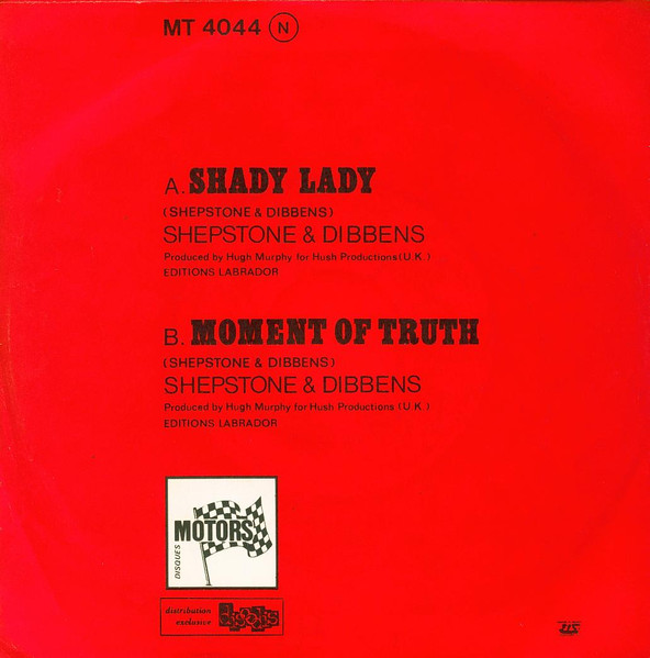 Shepstone & Dibbens - Shady Lady | Les Disques Motors (MT 4044) - 2