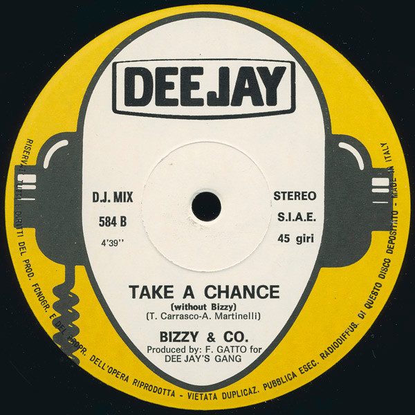 Bizzy & Co. - Take A Chance | Deejay (D.J. MIX 584) - 2