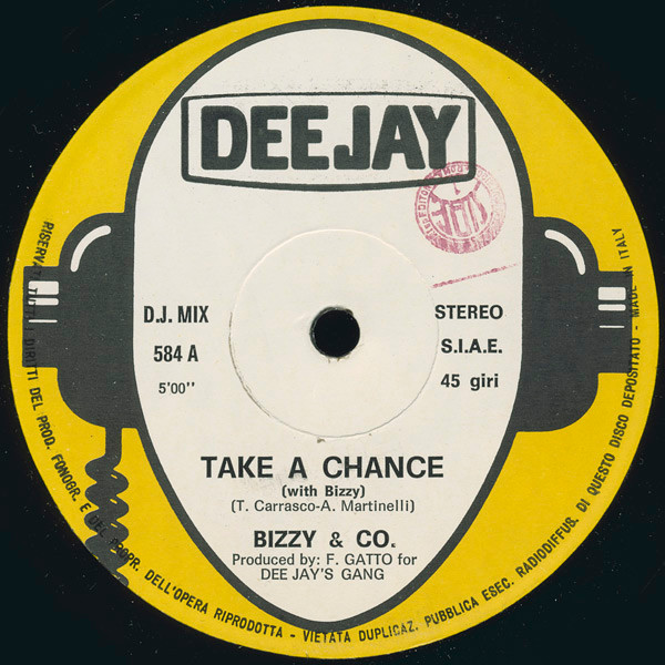 Bizzy & Co. - Take A Chance | Deejay (D.J. MIX 584) - main