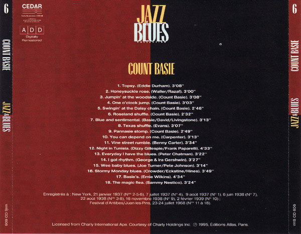 Count Basie - Jazz & Blues Collection | Editions Atlas (WIS CD 606) - 2