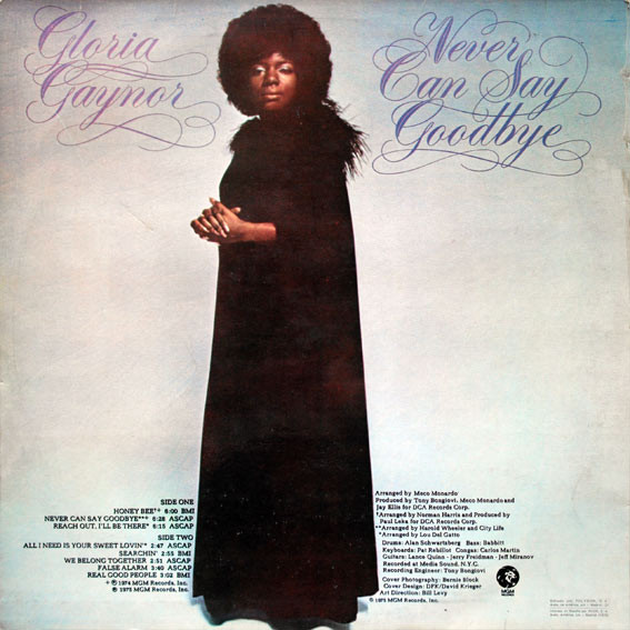 Gloria Gaynor - Never Can Say Goodbye | MGM Records (23 15 321) - 2 Gloria Gaynor - Never Can Say Goodbye | MGM Records (23 15 321) - 2