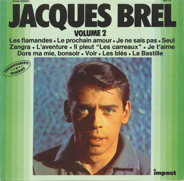 Jacques Brel - Jacques Brel Volume 2 | Impact (6886 150) Jacques Brel - Jacques Brel Volume 2 | Impact (6886 150)