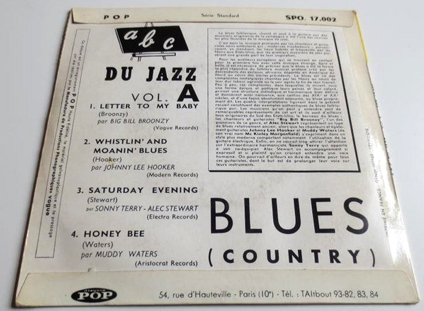 Various - Abc Du Jazz Vol. A: Blues (Country) | Disques Pop (SPO. 17.002) - 3 Various - Abc Du Jazz Vol. A: Blues (Country) | Disques Pop (SPO. 17.002) - 3