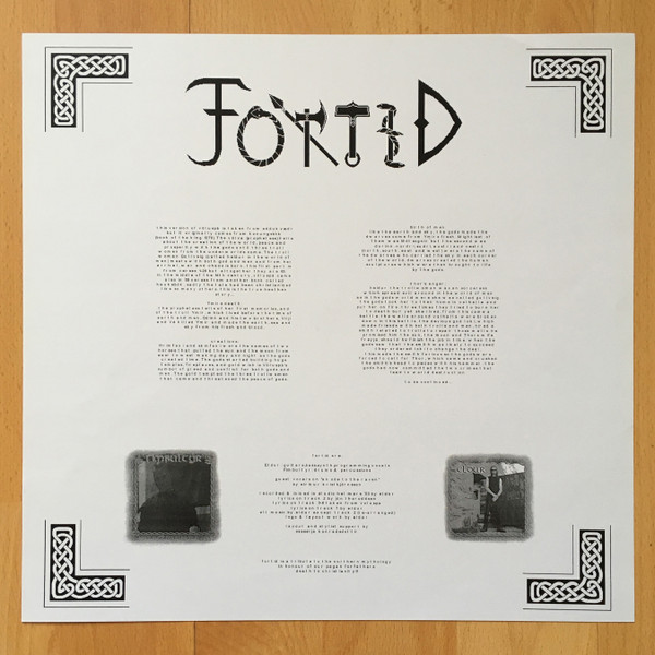 Fortíð - Völuspá Part I - Thor's Anger | No Colours Records (NC 069) - 4 Fortíð - Völuspá Part I - Thor's Anger | No Colours Records (NC 069) - 4