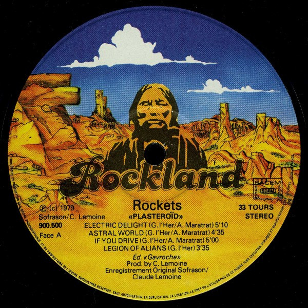 Rockets - Plasteroïd | Rockland Records (900.500) - 3