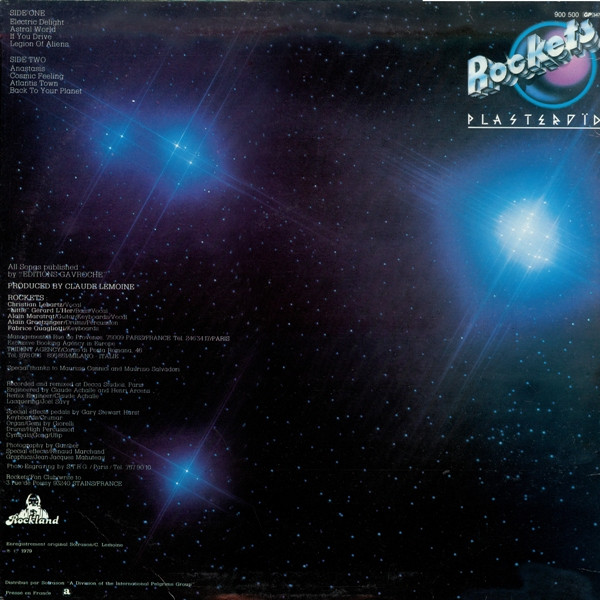 Rockets - Plasteroïd | Rockland Records (900.500) - 2