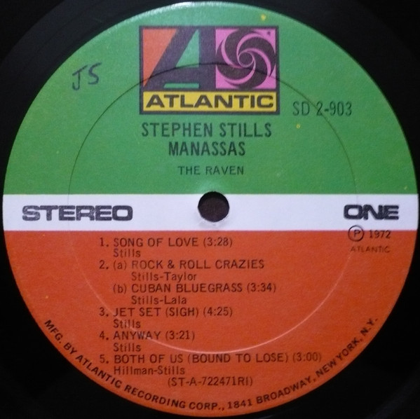 Stephen Stills , Manassas - Manassas | Atlantic (SD 2-903) - 4 Stephen Stills , Manassas - Manassas | Atlantic (SD 2-903) - 4