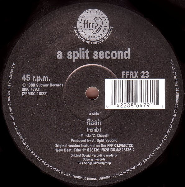 A Split - Second - Flesh (Remix) | FFRR (FFRX 23) - 3