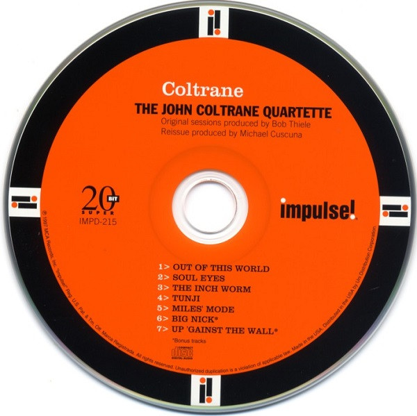 The John Coltrane Quartet - Coltrane CD | Impulse! (IMPD-215) - 3