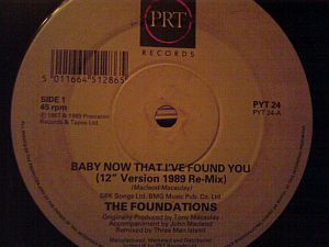 The Foundations - Baby Now That I've Found You 1989 Remix | PRT (PYT 24)