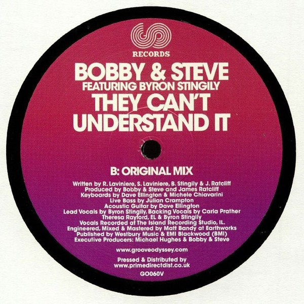 Bobbi & Steve Featuring Byron Stingily - They Can't Understand It | Groove Odyssey (GO060V) - 2 Bobbi & Steve Featuring Byron Stingily - They Can't Understand It | Groove Odyssey (GO060V) - 2