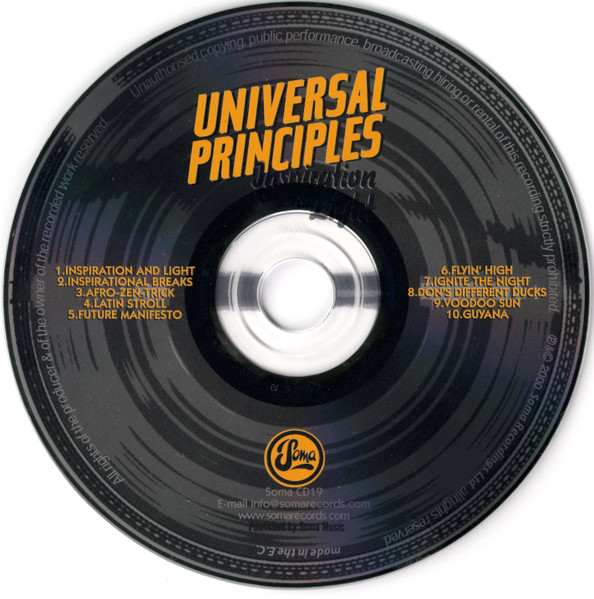 Universal Principles - Inspiration & Light | Soma Quality Recordings (SOMA CD19) - 3