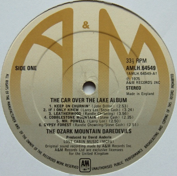 The Ozark Mountain Daredevils - The Car Over The Lake Album | A&M Records (AMLH.64549) - 3 The Ozark Mountain Daredevils - The Car Over The Lake Album | A&M Records (AMLH.64549) - 3
