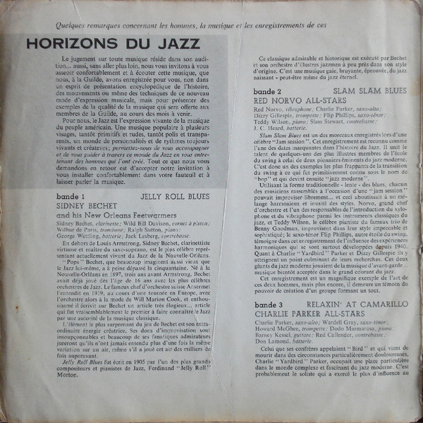 Various - Horizons Du Jazz | Guilde Du Jazz (J-SPEC 100) - 2 Various - Horizons Du Jazz | Guilde Du Jazz (J-SPEC 100) - 2